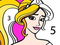 Jogo Princesa Colorir Por Números online