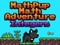 Jogo Aventura Matemática do MathPup: Números Inteiros online