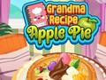 Jogo Receita de Torta de Maçã da Vovó online