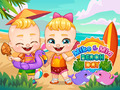 Jogo Mike e Mia: Dia de Praia online