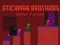 Jogo Irmãos Stickman Parkour do Nether online