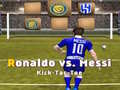 Jogo Messi vs Ronaldo Kick Tac Toe online