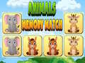 Jogo Jogo da Memória de Animais online
