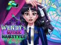 Jogo Desafio de Penteado Gótico da Wendy online