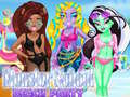 Jogo Festa de Praia da Escola dos Monstros online