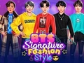 Jogo Estilo de Moda Assinado BTS online