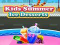Jogo Sobremesas geladas de verão para crianças online