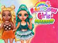 Jogo Desafio de Vestir as Meninas Arco-Íris online