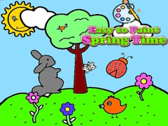 Jogo Fácil de Pintar a Primavera online