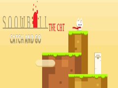 Jogo Bola de Neve O Gato Pega e Vai online