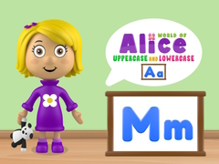 Jogo Mundo de Alice Maiúsculas e Minúsculas online