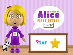 Jogo Mundo de Alice Primeira Letra online