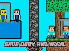 Jogo Salve Obby e Noob Dois Jogadores online