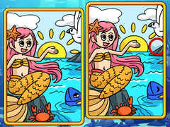 Jogo Sereias Encontre as Diferenças online