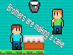 Jogo Irmãos fazendo um bolo online