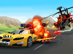Jogo Corrida de Carros de Combate na Estrada do Caos online