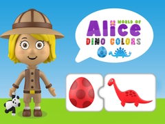 Jogo Mundo das Cores Dino da Alice online