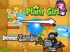 Jogo Defesa da Menina Planta Zumbi online