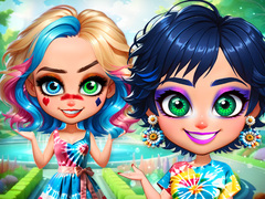Jogo Explosão de Cores Tie-Dye online