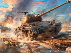 Jogo Tanques de Batalha: Tempestade de Fogo online
