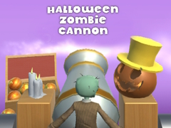 Jogo Canhão Zombie de Halloween online