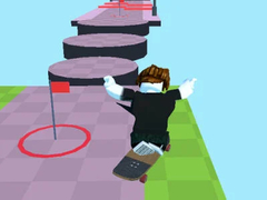 Jogo Obby: Corrida de Skateboard online