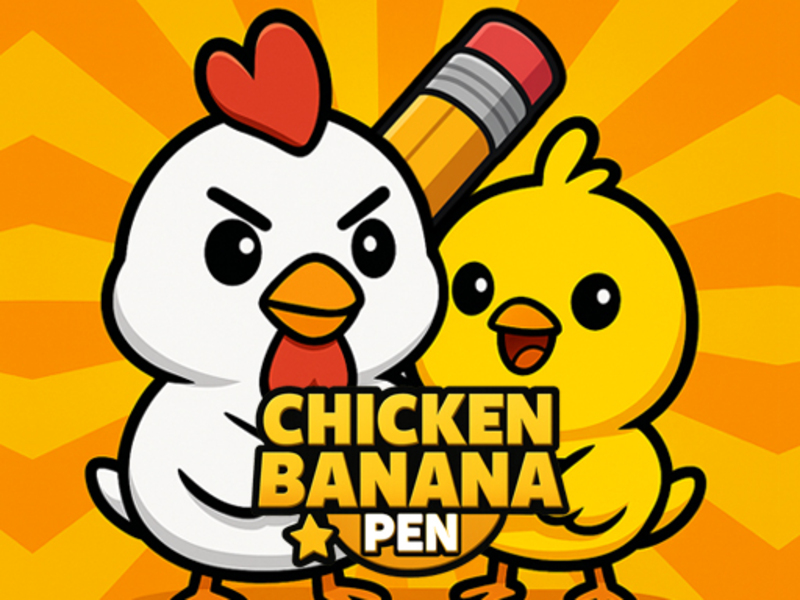 Jogo Caneta de banana de frango online