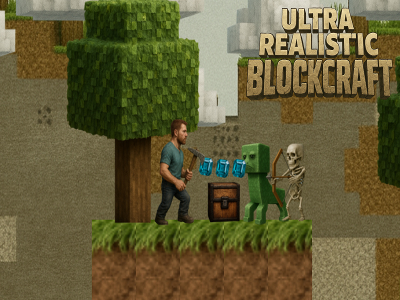 Jogo Blockcraft ultra realista online