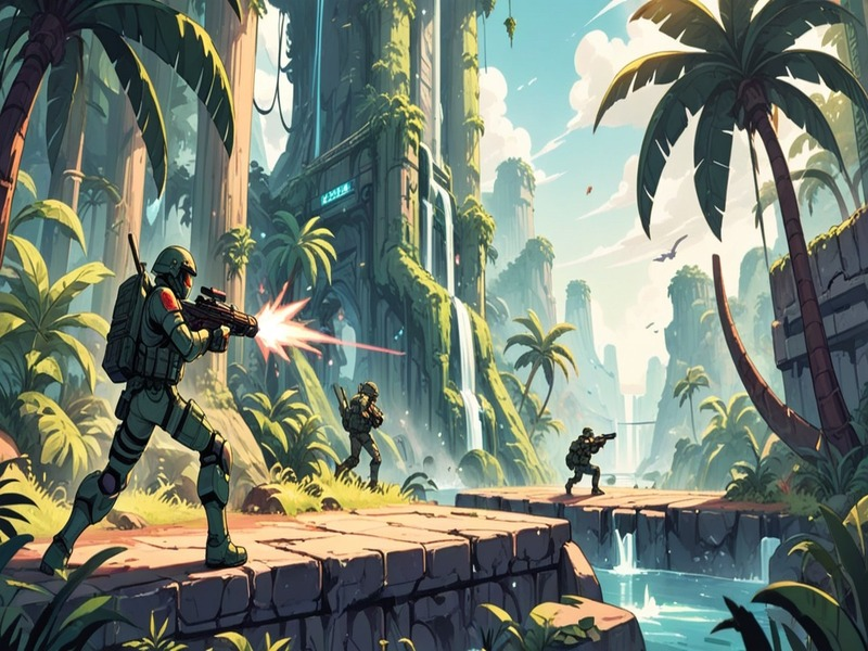 Jogo Força de greve: jogo de plataforma de ação online