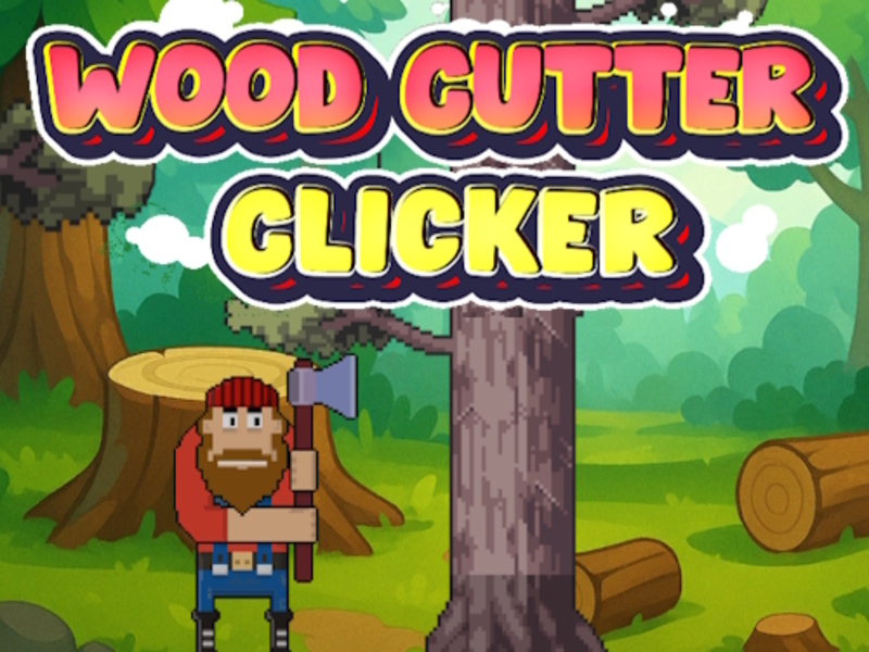 Jogo Clicker de cortador de madeira online