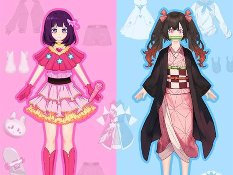 Jogo Boneca de anime- garota de cosplay DIY online