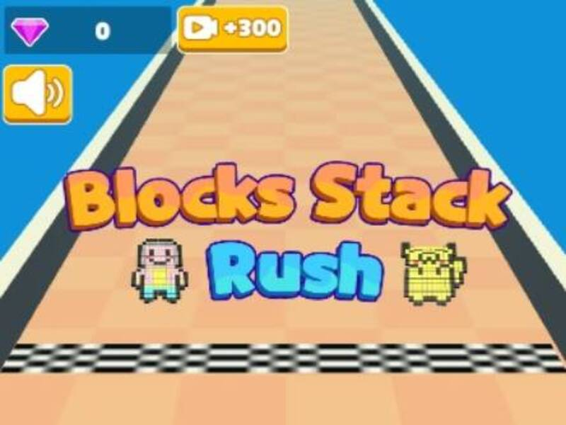 Jogo Blocks empilham a corrida online