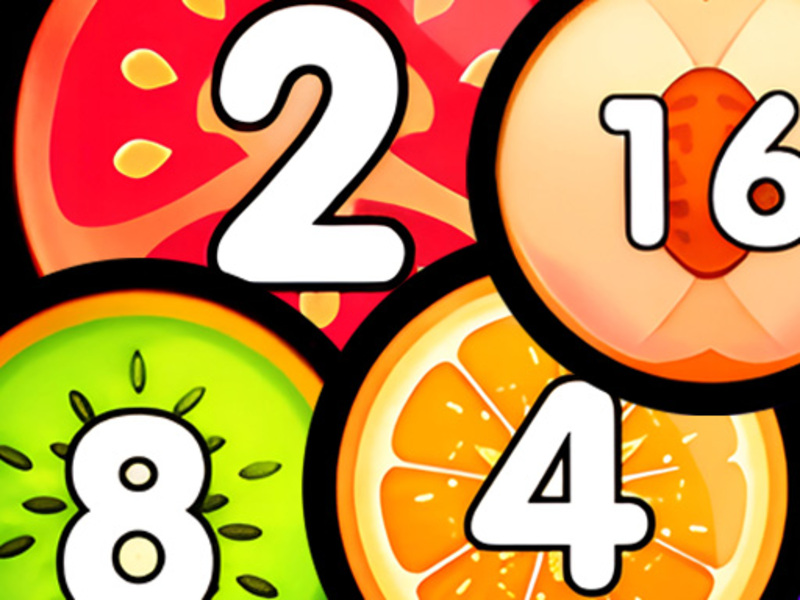 Jogo Merge Balls Shooter 2048 Connect Fruits online