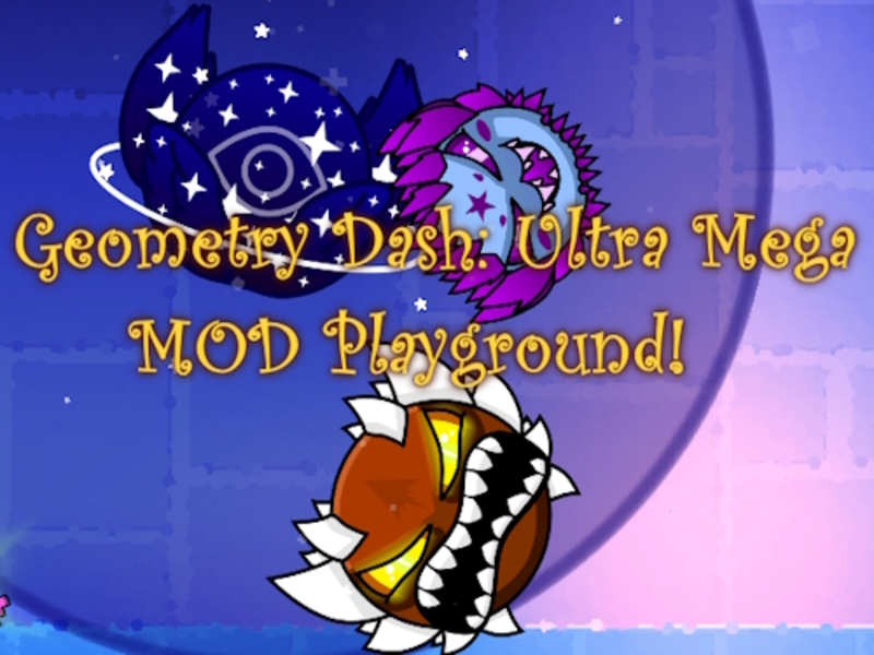 Jogo Dash Geometry: Ultra Mega Mod Playground! online