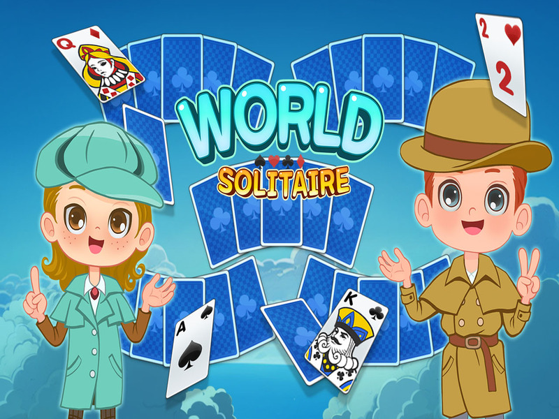 Jogo Solitaire Trieaks mundiais online