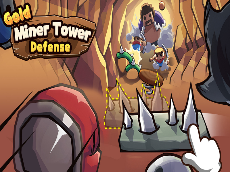 Jogo Defesa da torre de mineiro de ouro online