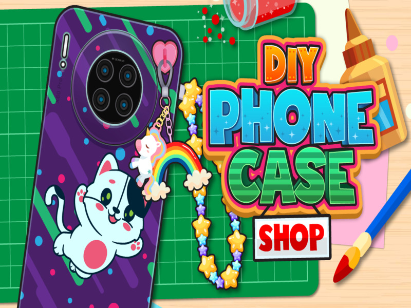 Jogo Loja de capa de telefone DIY online