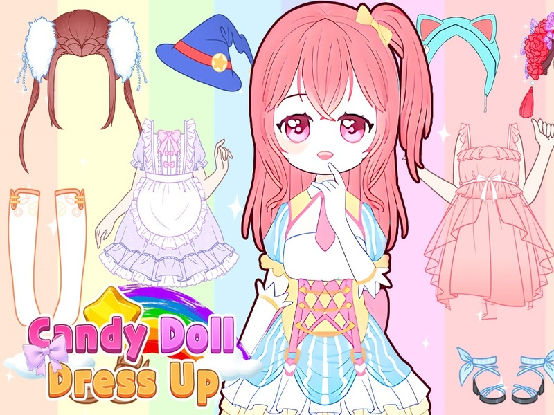 Jogo Candy Doll Dress Up online