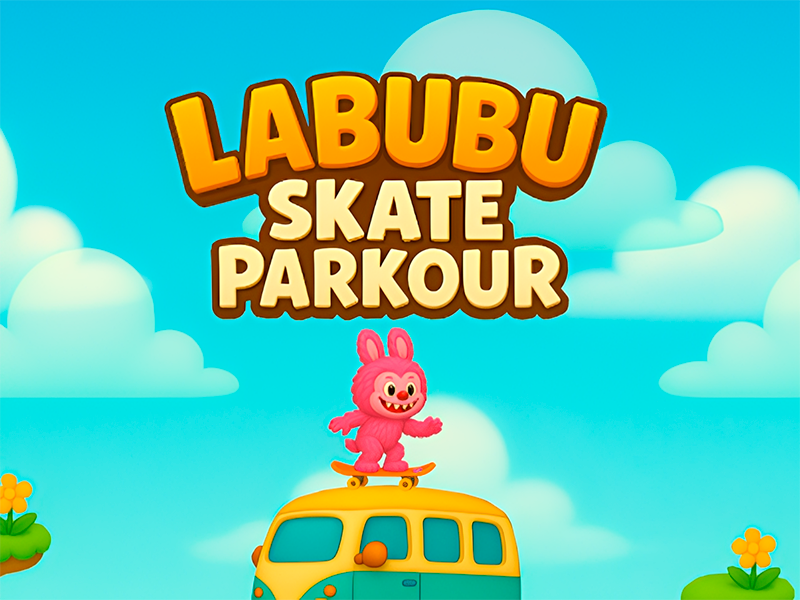 Jogo Parkour de skate de Labubu online