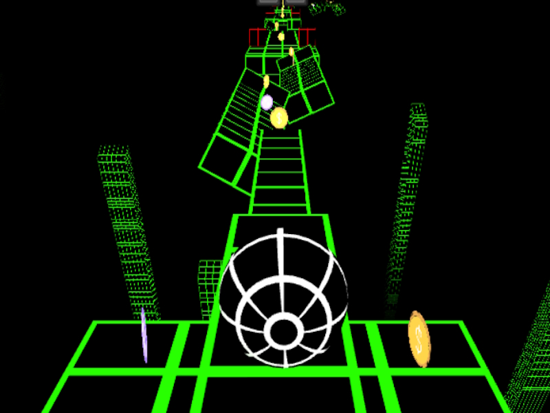 Jogo Inclinação da bola de neon online