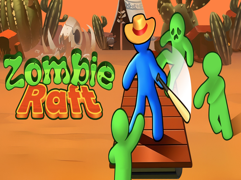Jogo Jangada de zumbis online