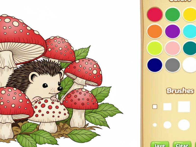 Jogo Livro de colorir de animais de desenho animado para crianças online