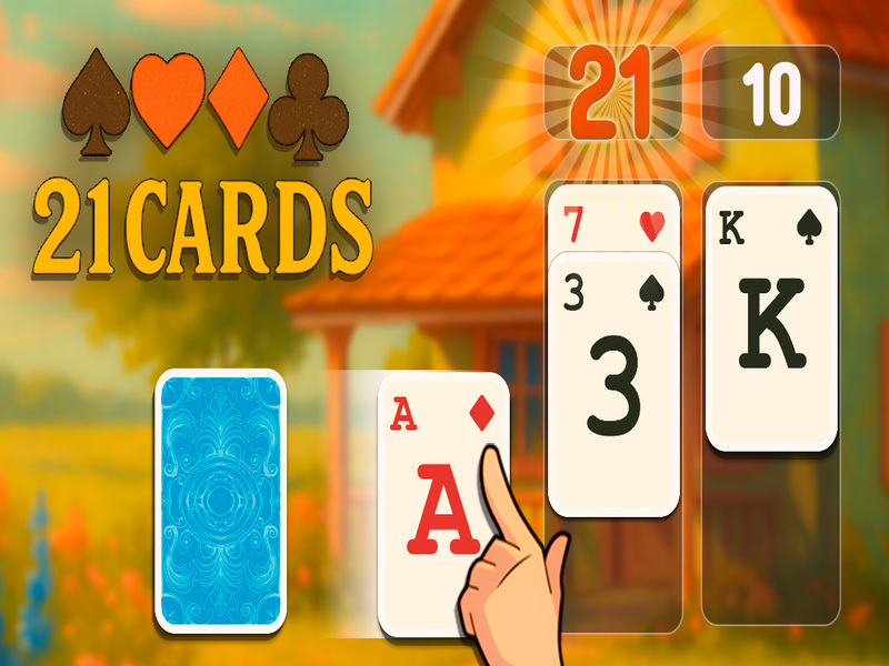 Jogo 21 cartões online