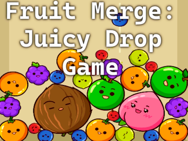 Jogo Merge de frutas: jogo de gota suculenta online