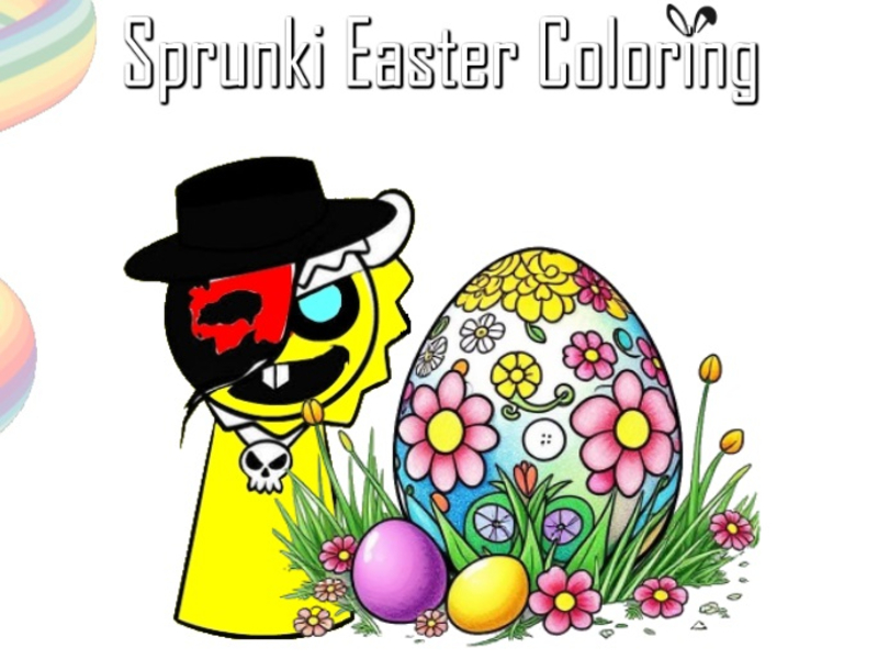 Jogo Coloração de Páscoa de Spurnki online