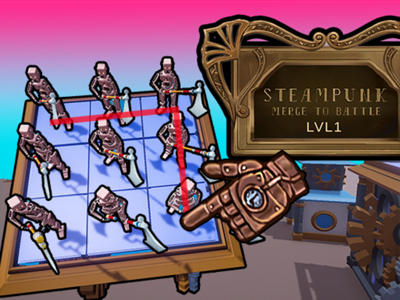 Jogo Steampunk se fundem para a batalha online