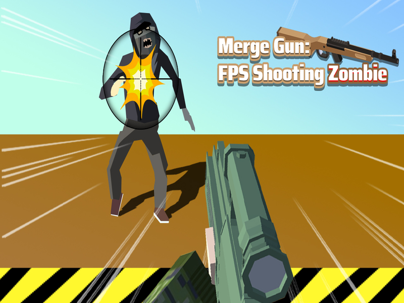 Jogo Mesclar FPS atirando em zumbi online