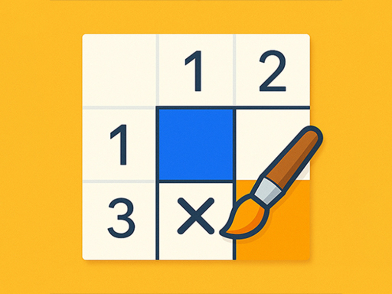 Jogo Puzzim de cor nonograma online