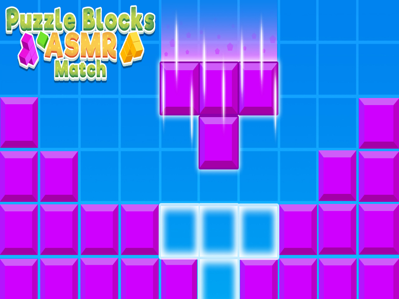 Jogo Puzzle bloqueia a correspondência ASMR online