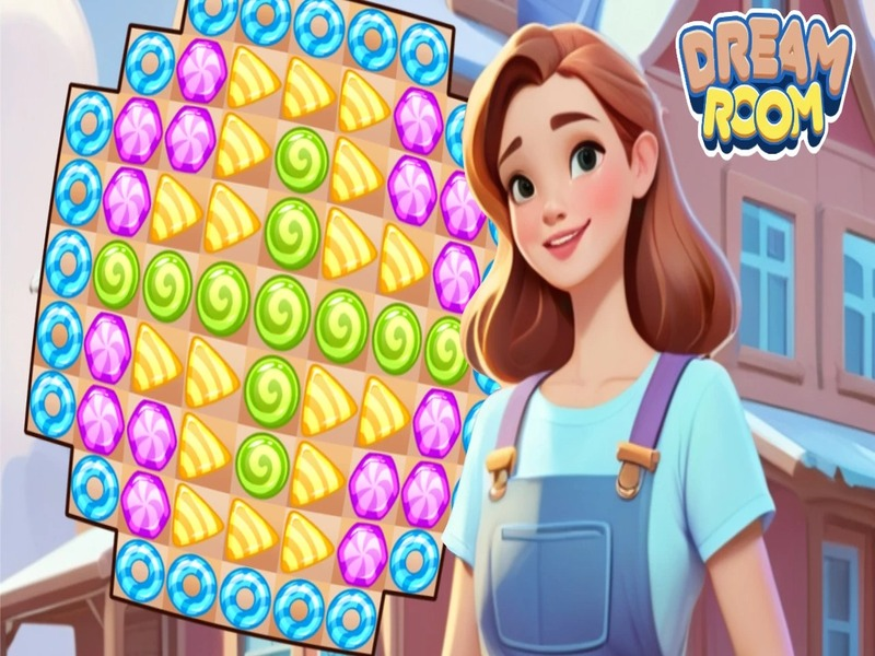 Jogo Match-3: Dream Room online